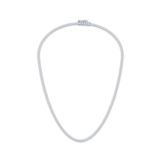 KAY Lab-Grown Diamonds Tennis Necklace 3 ct tw 14K White Gold 16"