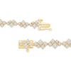 Thumbnail Image 3 of JOUJE Collection Lab-Grown Diamond Scatter Link Bracelet 3-1/2 ct tw 10K Yellow Gold 7"