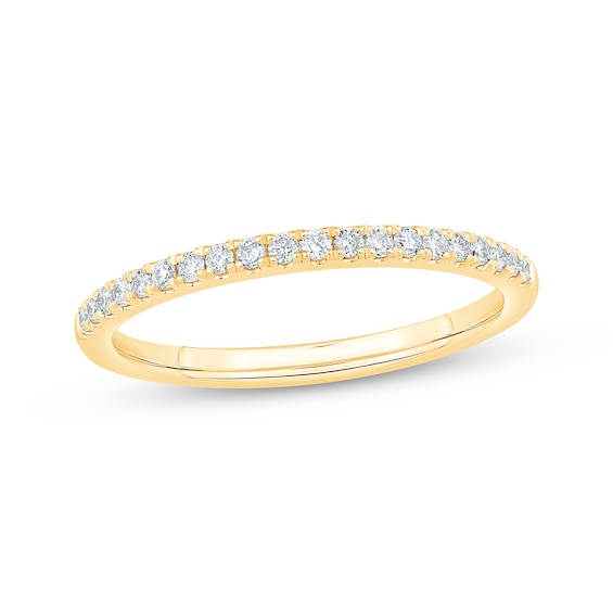 Now + Forever Diamond Wedding Band 1/5 ct tw 14K Yellow Gold