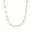 Thumbnail Image 2 of Figaro Chain Necklace 22&quot; & Bracelet 8.5&quot; Boxed Set 10K Yellow Gold
