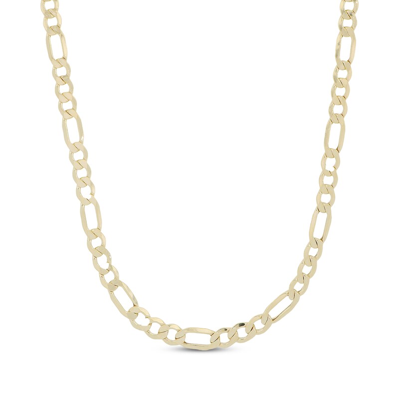 Main Image 2 of Figaro Chain Necklace 22&quot; & Bracelet 8.5&quot; Boxed Set 10K Yellow Gold