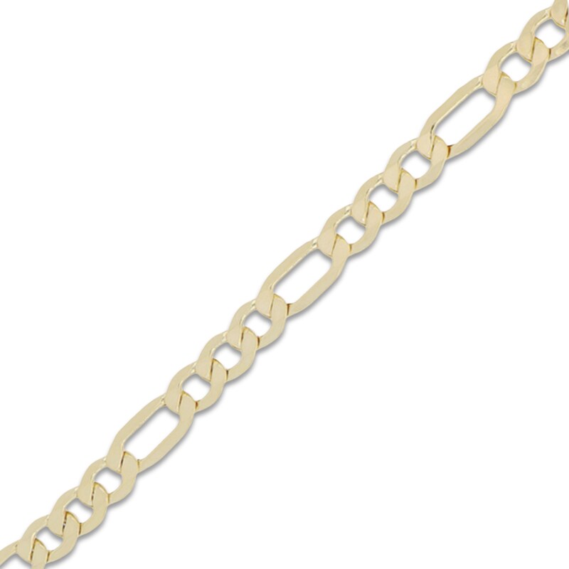 Main Image 3 of Figaro Chain Necklace 22&quot; & Bracelet 8.5&quot; Boxed Set 10K Yellow Gold