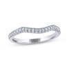 Thumbnail Image 1 of THE LEO Legacy Lab-Grown Diamond Contoured Wedding Band 1/5 ct tw 14K White Gold