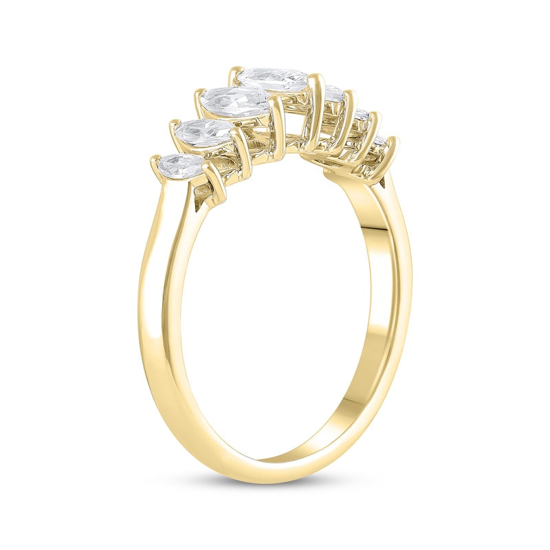 Lab-Created Diamonds by KAY Marquise-Cut Anniversary Band 1 ct tw 14K Yellow Gold