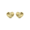 Thumbnail Image 2 of Children's Diamond-Cut Heart Stud Earrings 14K Yellow Gold