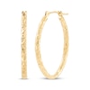 Thumbnail Image 3 of Hollow Hoop Earrings Set 10K Yellow Gold