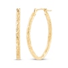 Thumbnail Image 2 of Hollow Hoop Earrings Set 10K Yellow Gold