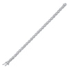 Thumbnail Image 1 of Diamond XO Link Bracelet 1 ct tw Sterling Silver 7"