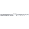 Thumbnail Image 3 of Diamond XO Link Bracelet 1 ct tw Sterling Silver 7&quot;