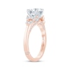 Thumbnail Image 2 of Monique Lhuillier Bliss Oval-Cut Lab-Grown Diamond Engagement Ring 2 ct tw 18K Two-Tone Gold