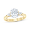 Thumbnail Image 1 of Monique Lhuillier Bliss Oval-Cut Lab-Grown Diamond Engagement Ring 2-3/8 ct tw 18K Two-Tone Gold