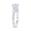 Thumbnail Image 2 of Monique Lhuillier Bliss Round-Cut Lab-Grown Diamond Engagement Ring 2-5/8 ct tw 18K White Gold