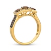 Thumbnail Image 2 of Le Vian Diamond Three-Stone Ring 1 ct tw 14K Honey Gold