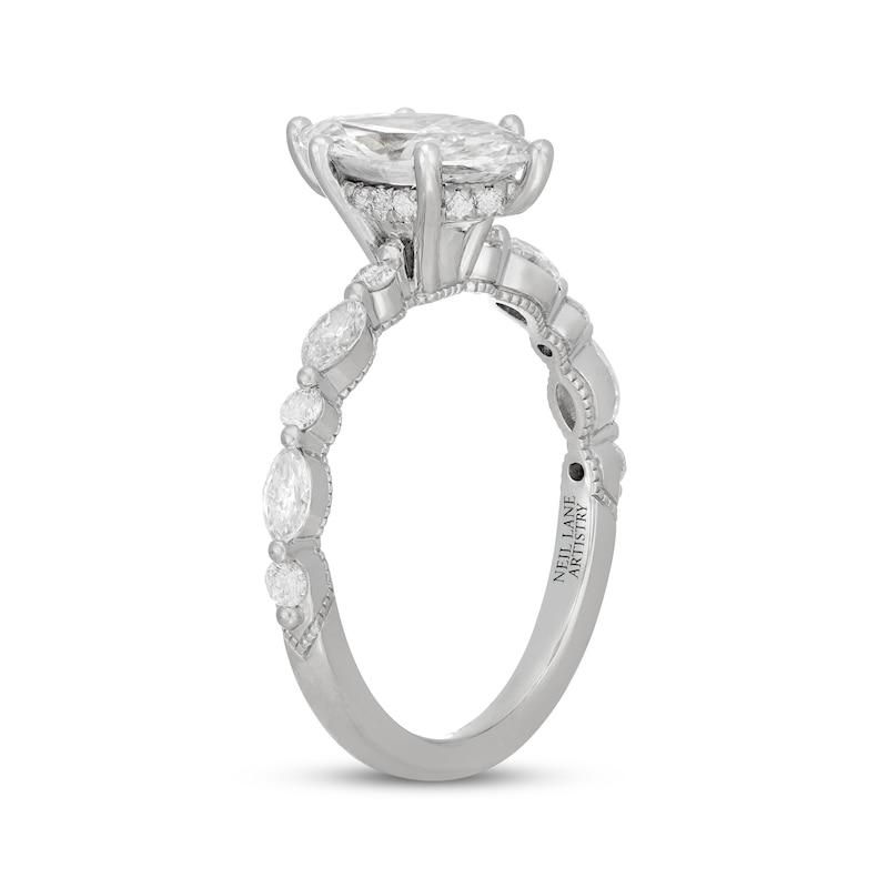 Main Image 2 of Neil Lane Artistry Marquise-Cut Lab-Grown Diamond Engagement Ring 2 ct tw 14K White Gold