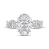 Thumbnail Image 6 of THE LEO Legacy Lab-Grown Diamond Oval-Cut Twist Shank Engagement Ring 2-1/2 ct tw 14K White Gold