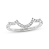 Thumbnail Image 7 of THE LEO Legacy Lab-Grown Diamond Scalloped Wedding Band 1/4 ct tw 14K White Gold