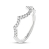 Thumbnail Image 8 of THE LEO Legacy Lab-Grown Diamond Scalloped Wedding Band 1/4 ct tw 14K White Gold