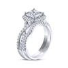 Thumbnail Image 2 of THE LEO Legacy Lab-Grown Diamond Bridal Set Princess & Round-Cut Bridal Set 2-1/4 ct tw 14K White Gold