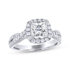 Thumbnail Image 4 of THE LEO Legacy Lab-Grown Diamond Princess-Cut Engagement Ring 2 ct tw 14K White Gold