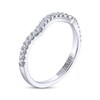Thumbnail Image 9 of THE LEO Legacy Lab-Grown Diamond Wedding Band 1/4 ct tw 14K White Gold