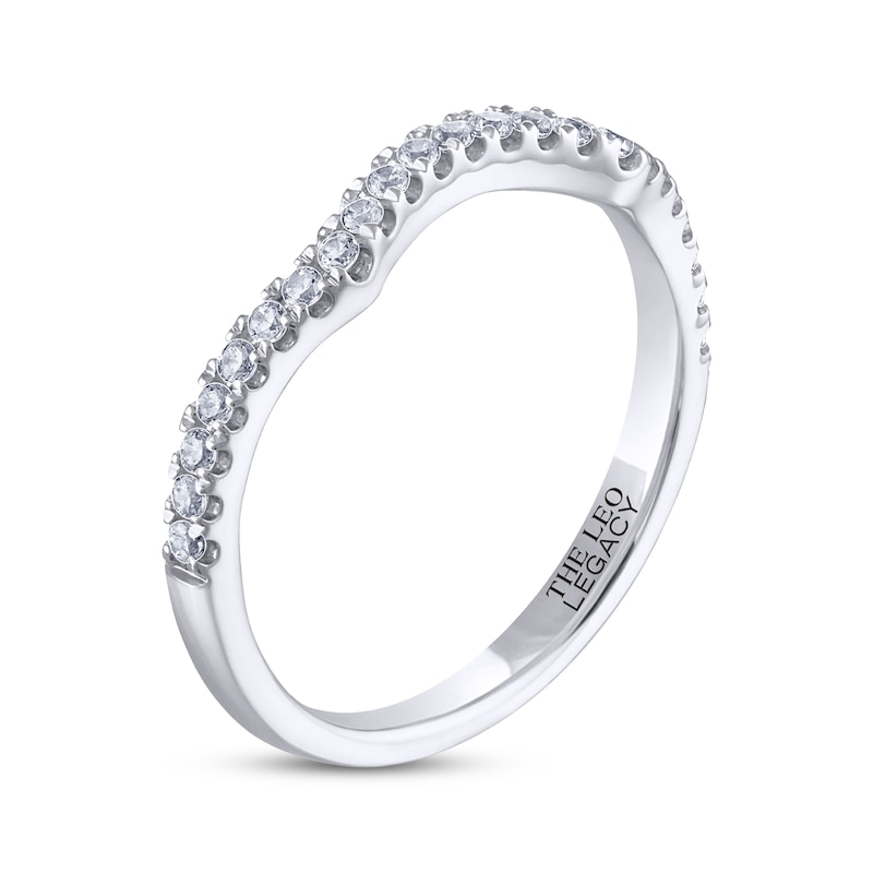 Main Image 9 of THE LEO Legacy Lab-Grown Diamond Wedding Band 1/4 ct tw 14K White Gold