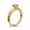 Thumbnail Image 2 of Princess-Cut Diamond Engagement Ring 1/8 ct tw 10K Yellow Gold