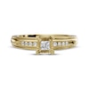 Thumbnail Image 3 of Princess-Cut Diamond Engagement Ring 1/8 ct tw 10K Yellow Gold