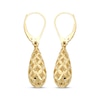Thumbnail Image 1 of Italian Brilliance Diamond-Cut Drop Earrings 14K Yellow Gold