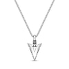 Thumbnail Image 1 of Men's Arrowhead Necklace Stainless Steel 24&quot;