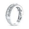 Thumbnail Image 1 of Lab-Created Diamonds by KAY Baguette & Round-Cut Anniversary Band 1 ct tw 14K White Gold