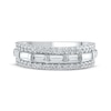 Lab-Created Diamonds by KAY Baguette & Round-Cut Anniversary Band 1 ct tw 14K White Gold