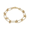 Thumbnail Image 0 of Hollow Love Knot Link Bracelet 10K Yellow Gold 7.5"