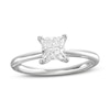 Thumbnail Image 1 of Now + Forever Lab-Grown Diamonds Princess-Cut Solitaire Engagement Ring 1 ct tw 14K White Gold (F/SI2)