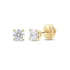 Thumbnail Image 1 of KAY Lab-Grown Diamonds Round-cut Solitaire Stud Earrings 1/2 ct tw 14K Yellow Gold (F/SI2)