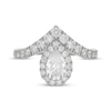 Thumbnail Image 3 of Neil Lane Artistry Pear-Shaped Lab-Grown Diamond Chevron Engagement Ring 1-1/2 ct tw 14K White Gold