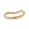 Thumbnail Image 7 of THE LEO Prisma Diamond Contour Wedding Band 1/6 ct tw 14K Yellow Gold