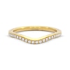 Thumbnail Image 9 of THE LEO Prisma Diamond Contour Wedding Band 1/6 ct tw 14K Yellow Gold