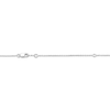 Thumbnail Image 4 of Blue & White Diamond Teardrop Swirl Necklace 1/15 ct tw Sterling Silver 18&quot;