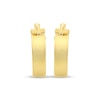 Thumbnail Image 2 of Flat Hoop Earrings 10K Yellow Gold 15mm