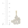 Thumbnail Image 3 of Diamond &quot;Allah&quot; Charm 1/2 ct tw 10K Yellow Gold