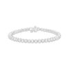 Thumbnail Image 1 of KAY Lab-Grown Diamonds Bezel-Set Diamond Bracelet 4 ct tw 10K White Gold 7&quot;