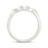 Thumbnail Image 3 of KAY Lab-Grown Diamonds Round-Cut Three-Stone Bypass Promise Ring 1/5 ct tw Sterling Silver