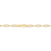 Thumbnail Image 3 of Charmed Memories Paperclip Chain Bracelet 3.5mm Hollow 10K Yellow Gold 7.5&quot;