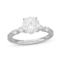 Neil Lane Artistry Round-Cut Lab-Grown Diamond Engagement Ring 2-5/8 ct tw 14K White Gold