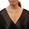 Thumbnail Image 4 of 4.5mm Silk Rope Chain Necklace Semi-Solid 10K Tri-Tone Gold 7.5"