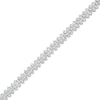 Thumbnail Image 2 of Pear-Shaped & Round-Cut Lab-Grown Diamond Flower Bracelet 18 ct tw 10K White Gold 7"