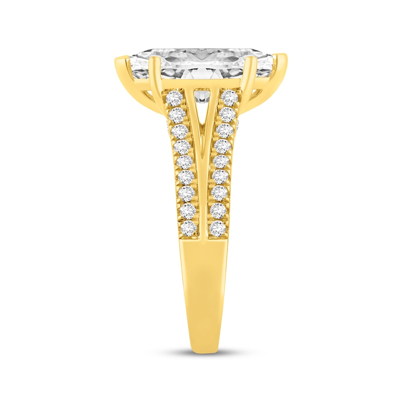 Main Image 2 of Now + Forever Marquise-Cut Lab-Grown Diamond Engagement Ring 3-1/2 ct tw 14K Yellow Gold