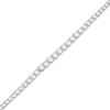 Thumbnail Image 2 of White Lab-Created Sapphire Graduated Tennis Bracelet Sterling Silver 7.25"