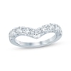 Thumbnail Image 1 of Lab-Grown Diamond Chevron Anniversary Ring 1-1/2 ct tw 14K White Gold