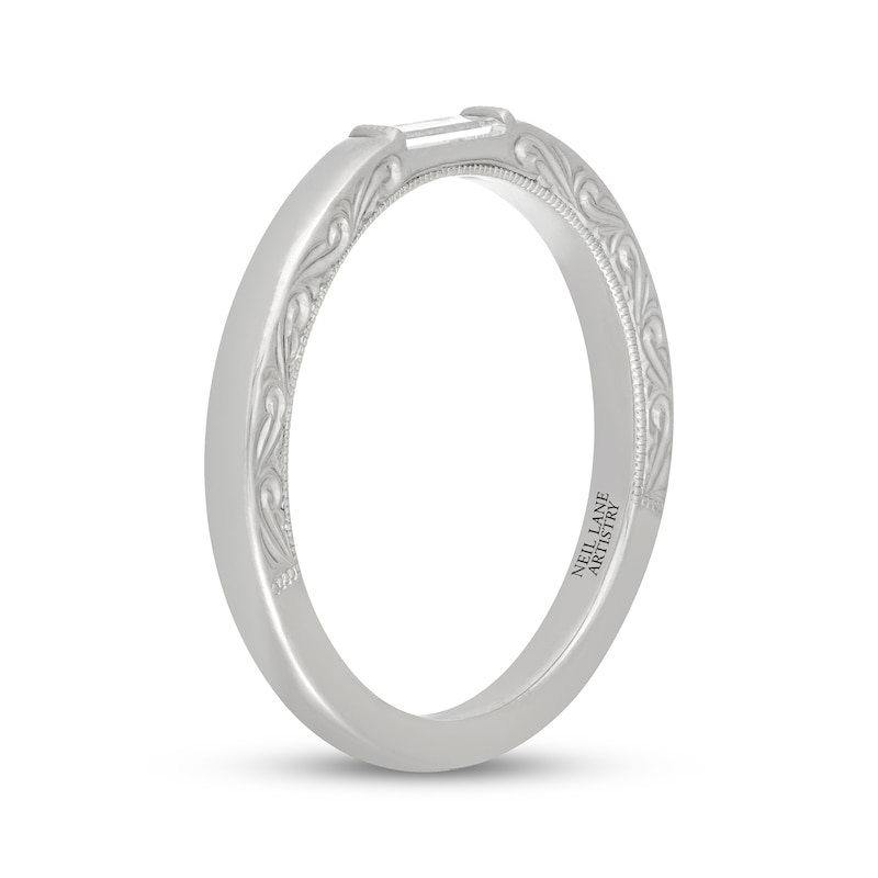 Main Image 2 of Neil Lane Artistry Heritage Baguette-Cut Lab-Grown Diamond Anniversary Ring 1/6 ct tw Platinum